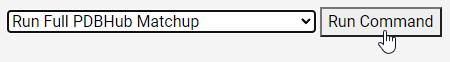 Run Full PDBHub Matchup