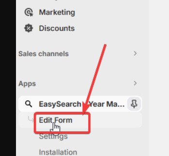 YMM EasySearch - Edit Form fields